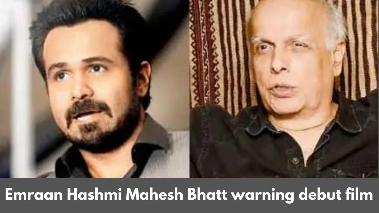Emraan Hashmi and Mahesh Bhatt discussing debut film