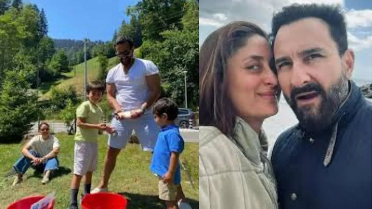 Kareena Kapoor Khan shares a shirtless picture of Saif Ali Khan from their Europe vacation