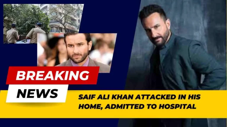 Saif Ali Khan Attacked in His Home