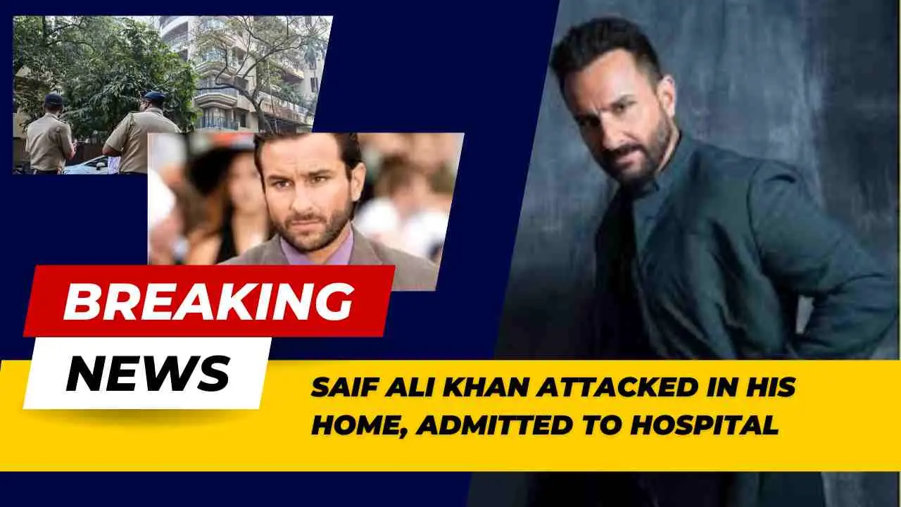 Saif Ali Khan Attacked in His Home